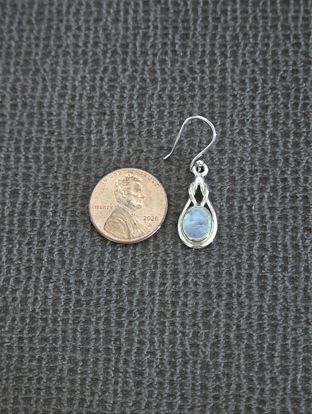 Shivam Silver Moonstone🌙 Earrings - Picture 8 of 16